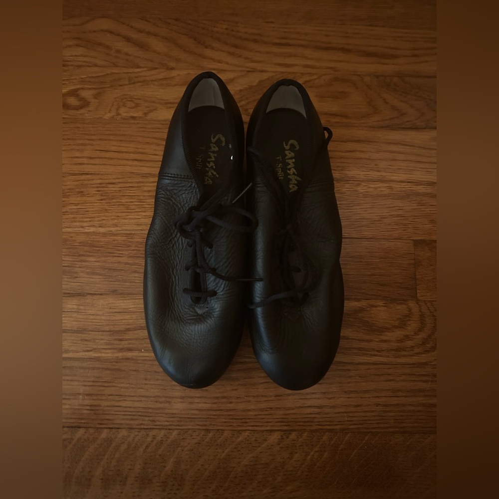 Sansha T-Split Unisex Black Tap Shoes: Great for Dancers Dancing & Performances